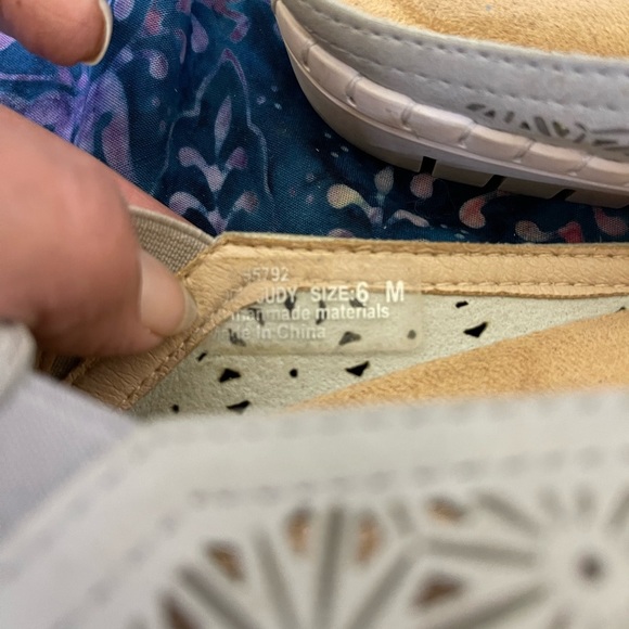 Danna Raye “Judy” cut out suede slip-ons deck shoe slide size 6 - Picture 7 of 7